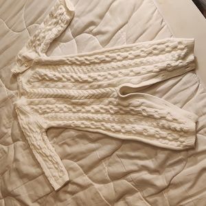Cable knit bodysuit onesie 6 to 12 months